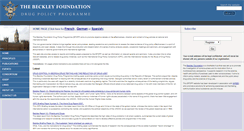 Desktop Screenshot of internationaldrugpolicy.net